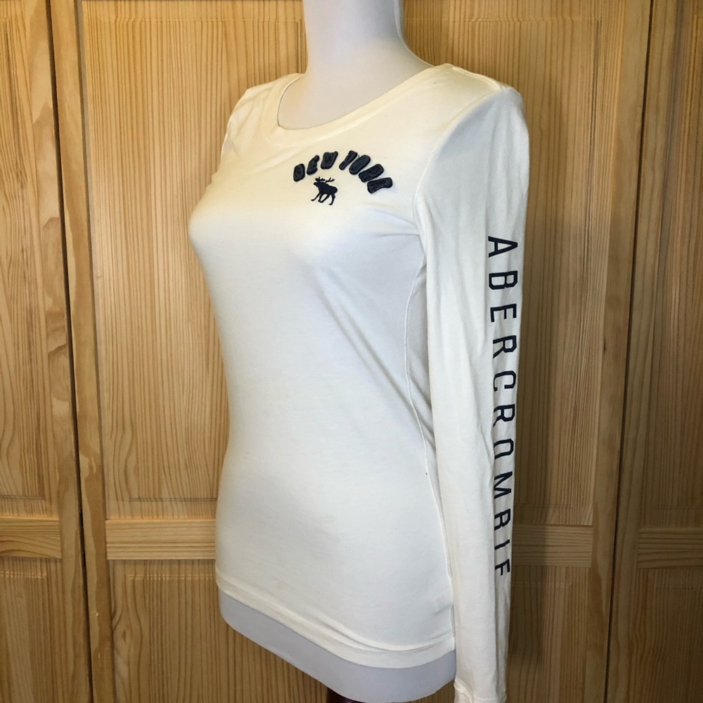 Abercrombie Kids White Long Sleeve